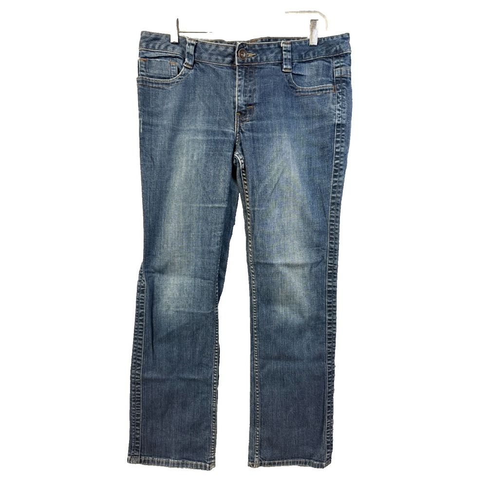 Calvin Klein Jeans Womens Medium Wash Lean Bootcut‎ Denim Blue Jeans